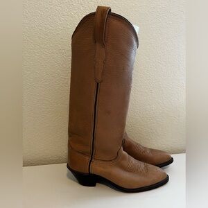 Brown Leather Cowboy Boots